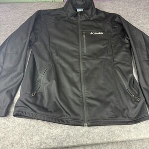 Columbia Omni-Heat Omni-Wind proof Interchange Black Jacket‎ Men's L